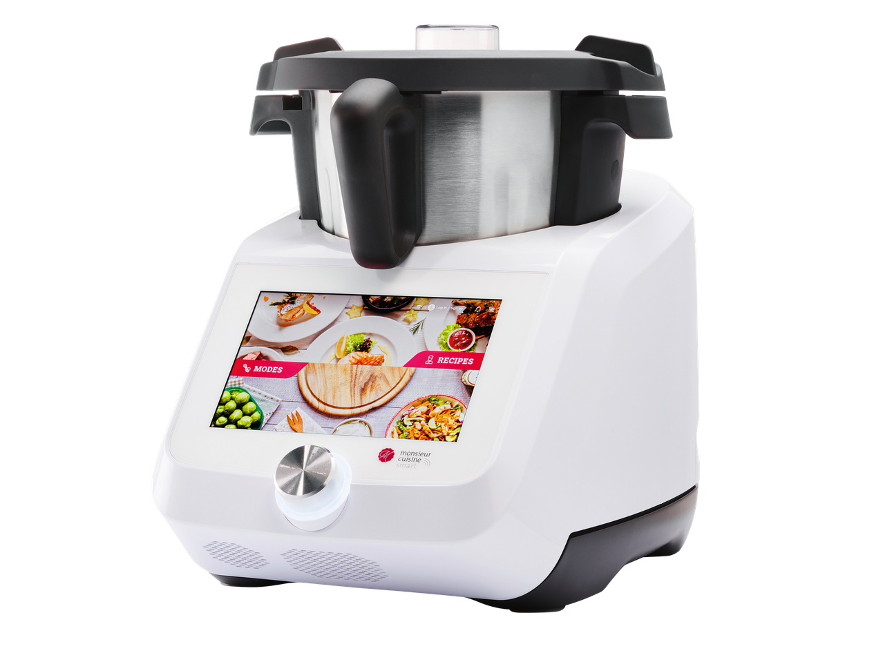 Monsieur Cuisine smart: robot de bucătărie multifuncțional cu ecran tactil.