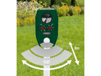 PARKSIDE® mole or animal repeller with motion sensor and 110° and 8m coverage in a garden.