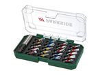 PARKSIDE screwdriver bit set with magnetic bit holder in a green case