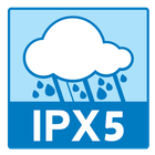 Classificação de impermeabilidade IPX5.