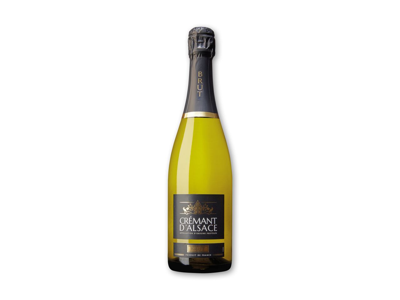 Flaske Crémant d'Alsace Brut mousserende vin