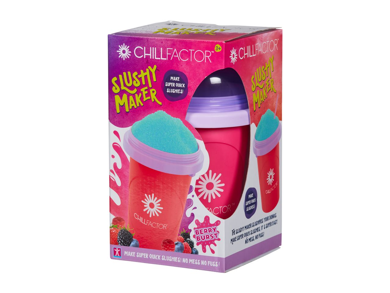 Chillfactor Slushy Maker: quick slushy maker cups.