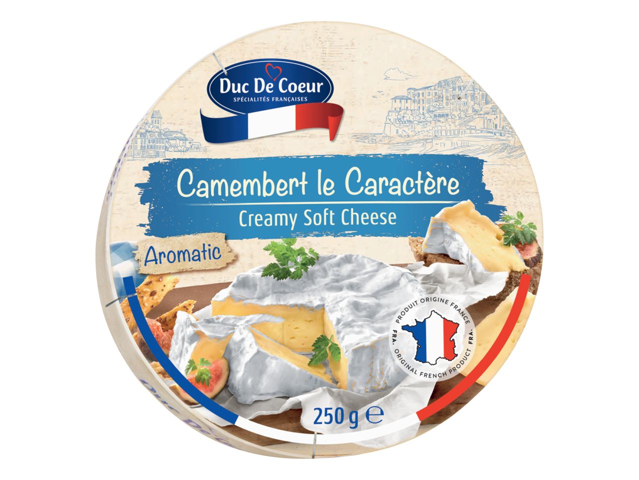 Camembert le Carreine, kremast beli sir, 250g.