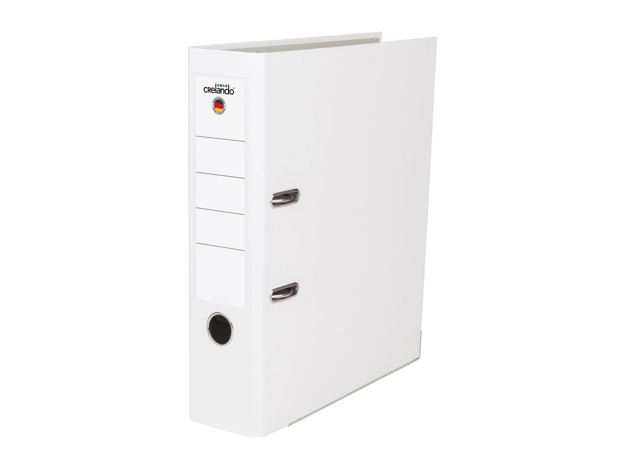 Crelando White A4 Lever Arch File
