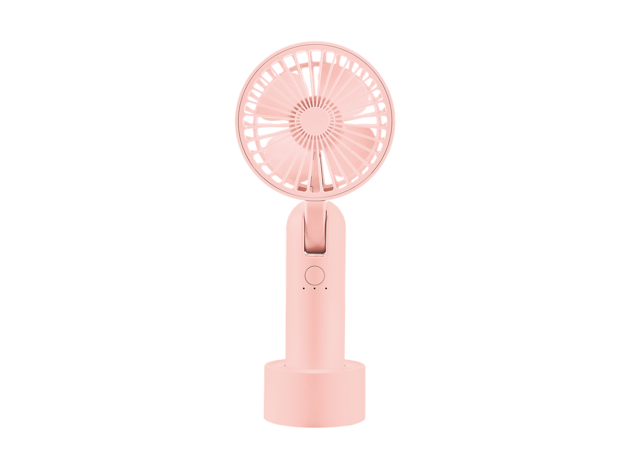TRONIC ružičasti prenosni ventilator sa postoljem i kontrolnim dugmetom.