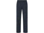 Dark blue plaid pajama pants