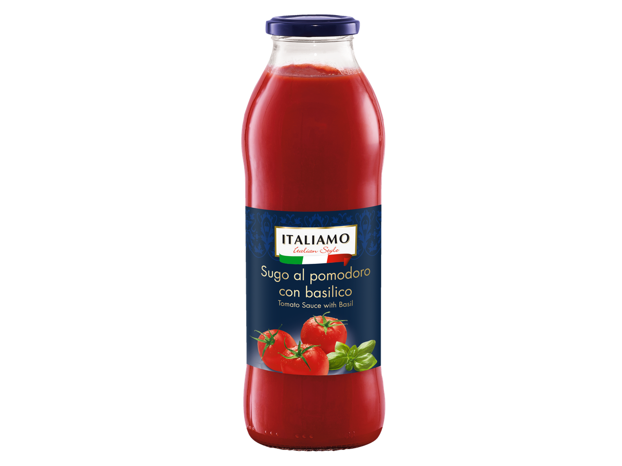 Sauce tomate au basilic ITALIAMO, style italien.