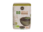 Lentilles vertes biologiques Golden Sun, paquet de 500g.