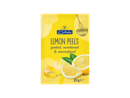 Pachet de coji de lămâie Belbake, rase, îndulcite și aromatizate, 25 g.