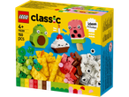 LEGO Classic 11039: cutie cu piese pentru a construi un avocado, o înghețată și un tort.