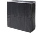 Livarno Home Folding Mattress in a clear protective cover