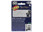 UNO Harry Potter card game with Sorting Hat rule, 112 cards, for ages 7+, 2-10 players.