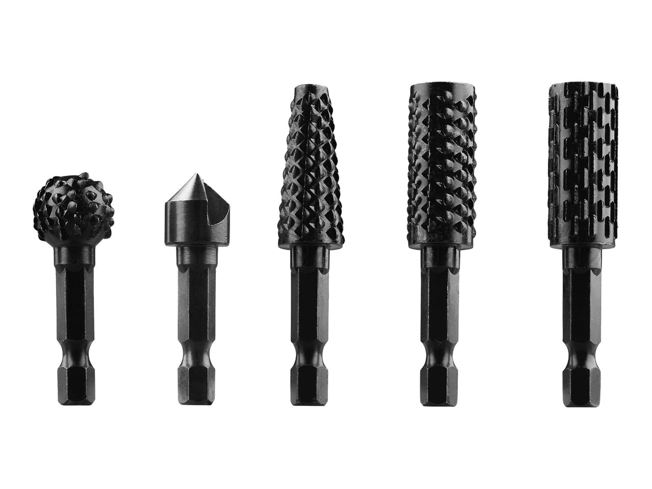PARKSIDE Rasp and Countersink Set - 5 Pieces