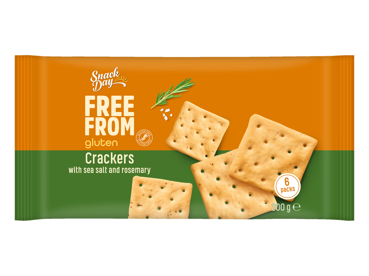 Crackers com Azeite e Alecrim sem Glúten