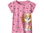 Rosa t-shirt för flickor med Skye från Paw Patrol.