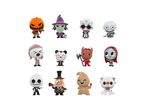 A collection of 12 Nightmare Before Christmas Funko Pop figures, including Jack Skellington and Sally.