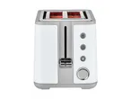 Silvercrest toaster in white and grey with two slots and control buttons