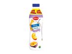 Milbona Yogodrink XXL bottle, Peach & Passion Fruit flavor.