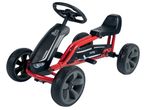 Детска количка с педали Playtive, черно-червена.
