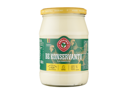 Majonezas  Be konservantų