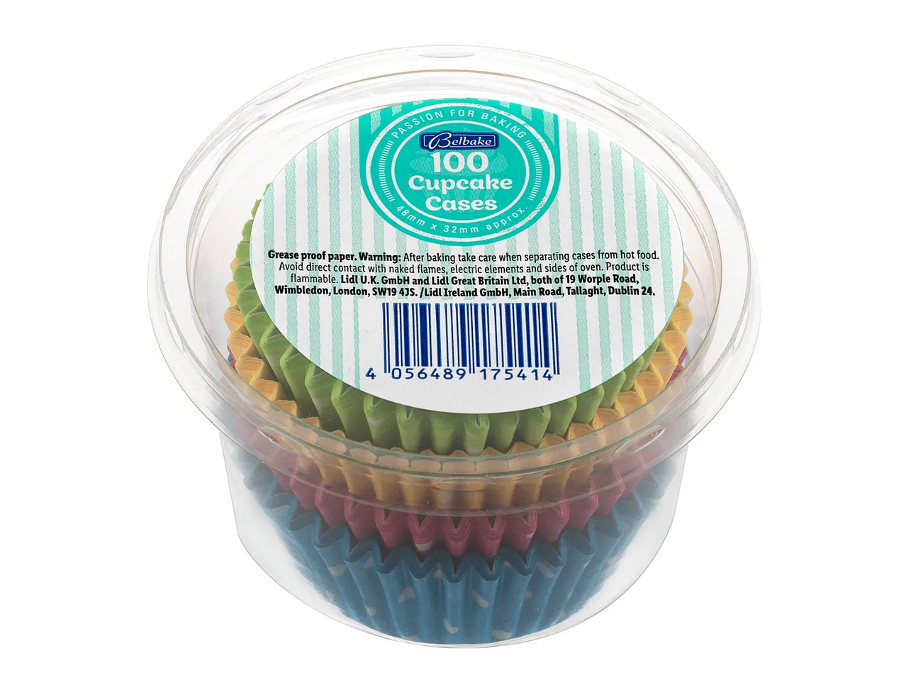 Go to full screen view: Belbake 100 Cupcake Cases - Image 2