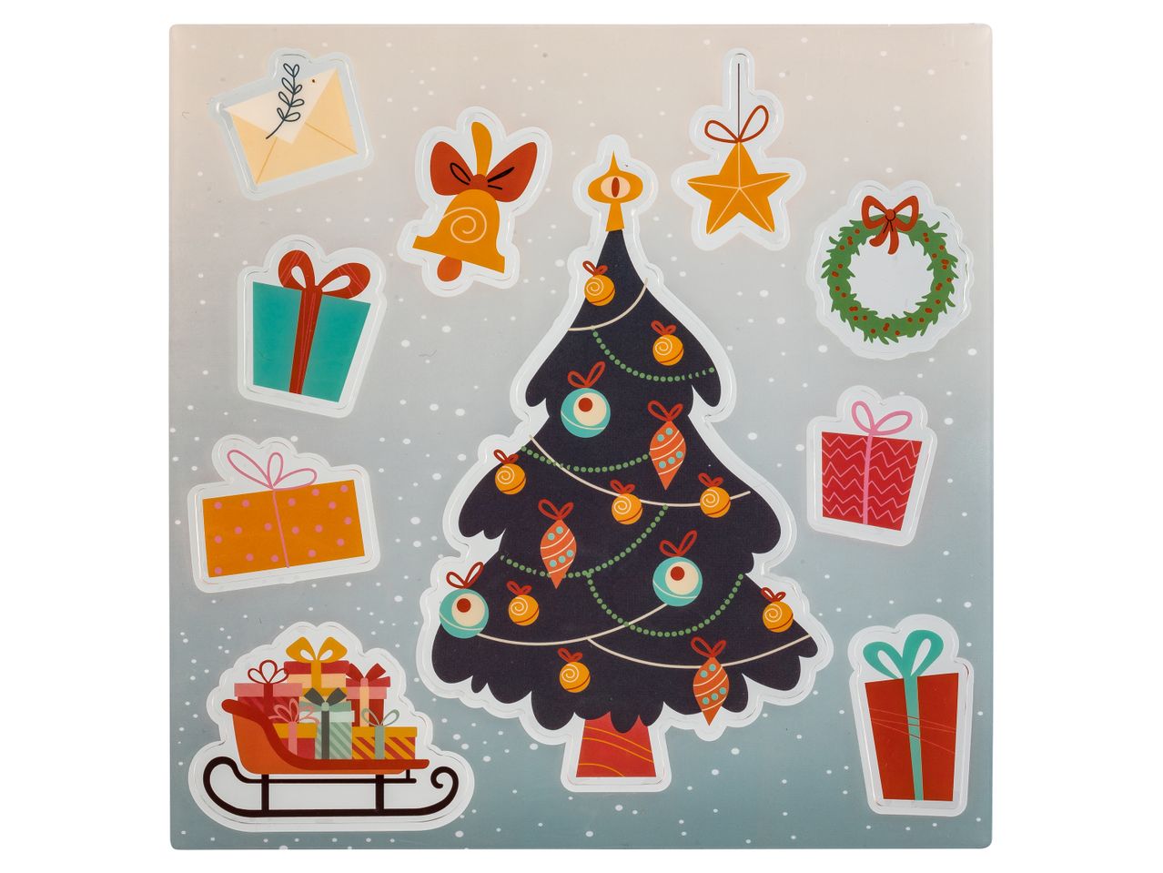 Adesivi natalizi per finestre