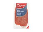 Pack of mild pepperoni slices, 120g, with nutritional information.