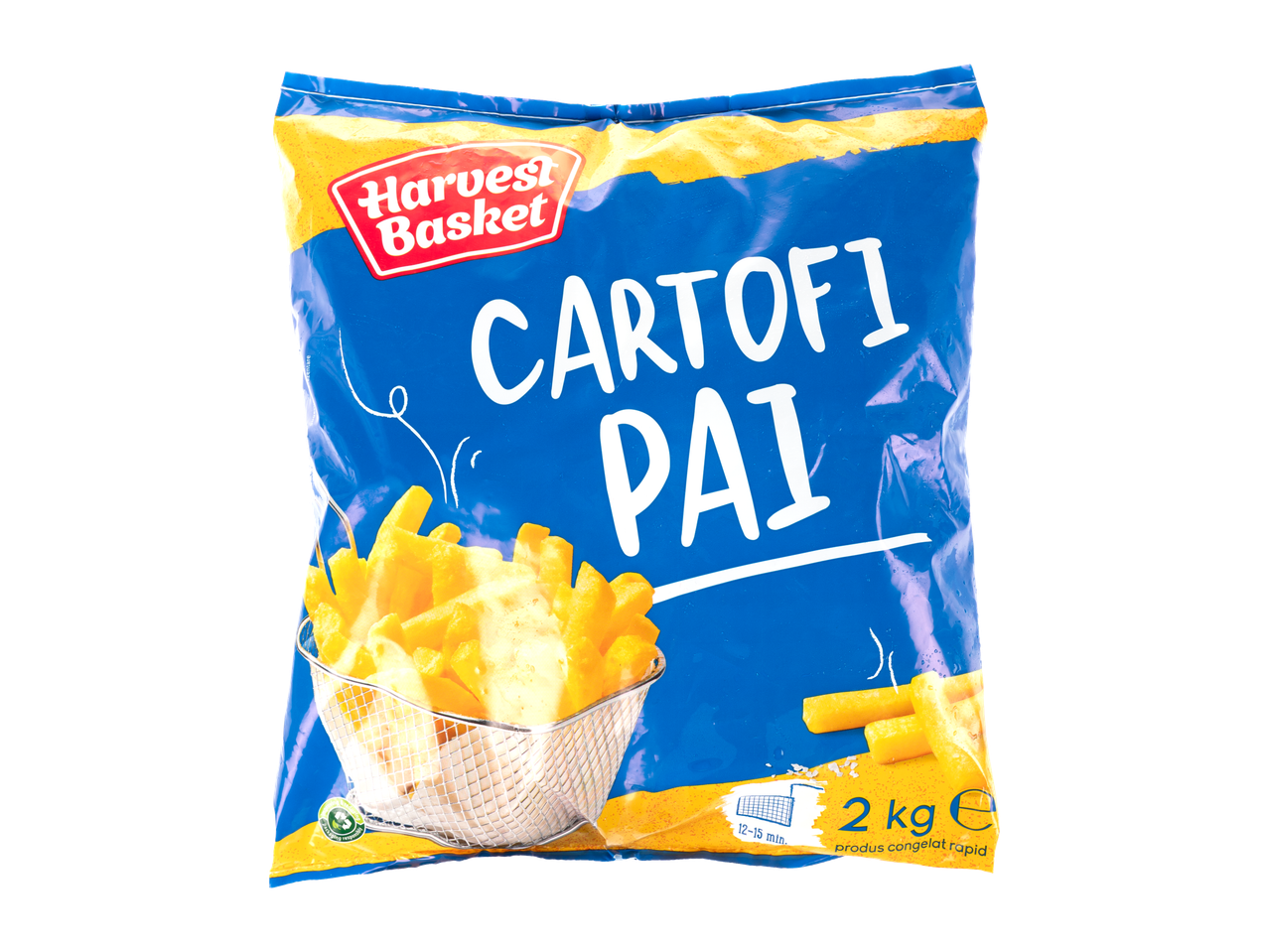 Cartofi Pai congelati Harvest Basket, 2 kg.