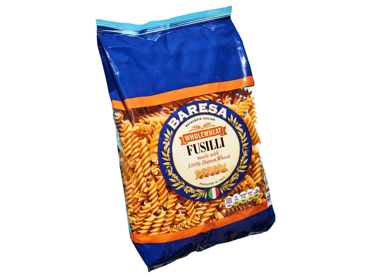 Go to full screen view: Baresa Wholewheat Fusilli Pasta - Image 1