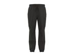 Dark grey cargo joggers with an elasticated waist and drawstring.