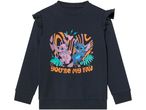 Dark blue sweatshirt with Stitch and Angel graphic and the text 'YOU'RE MY FAV'.