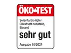 ÖKO-TEST Bewertung: Solevita Bio Apfel Apfelsaft erhielt sehr gut.