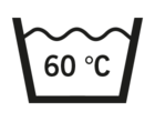 Simbol za pranje pri 60°C.