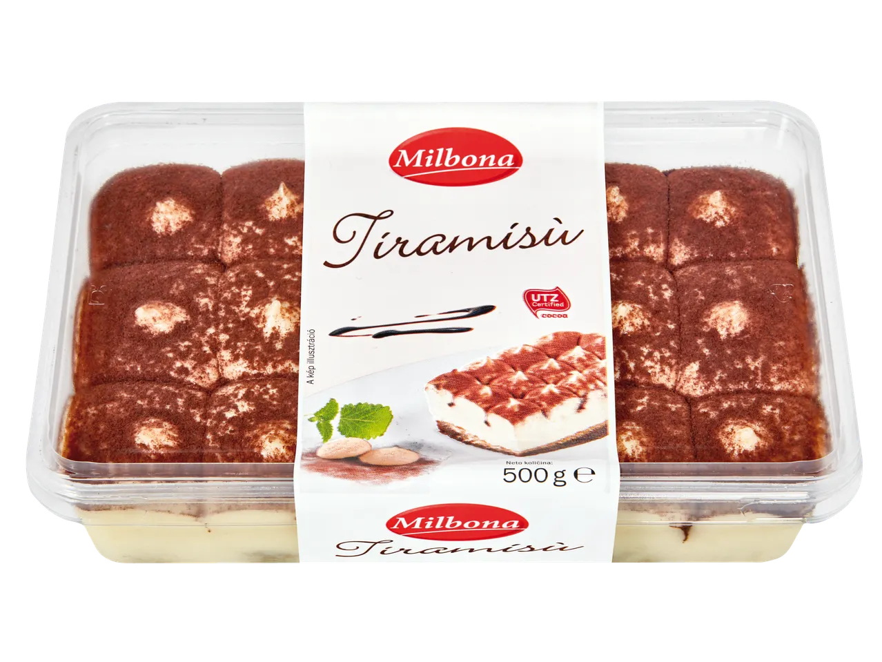Milbona tiramisu, 500 g.