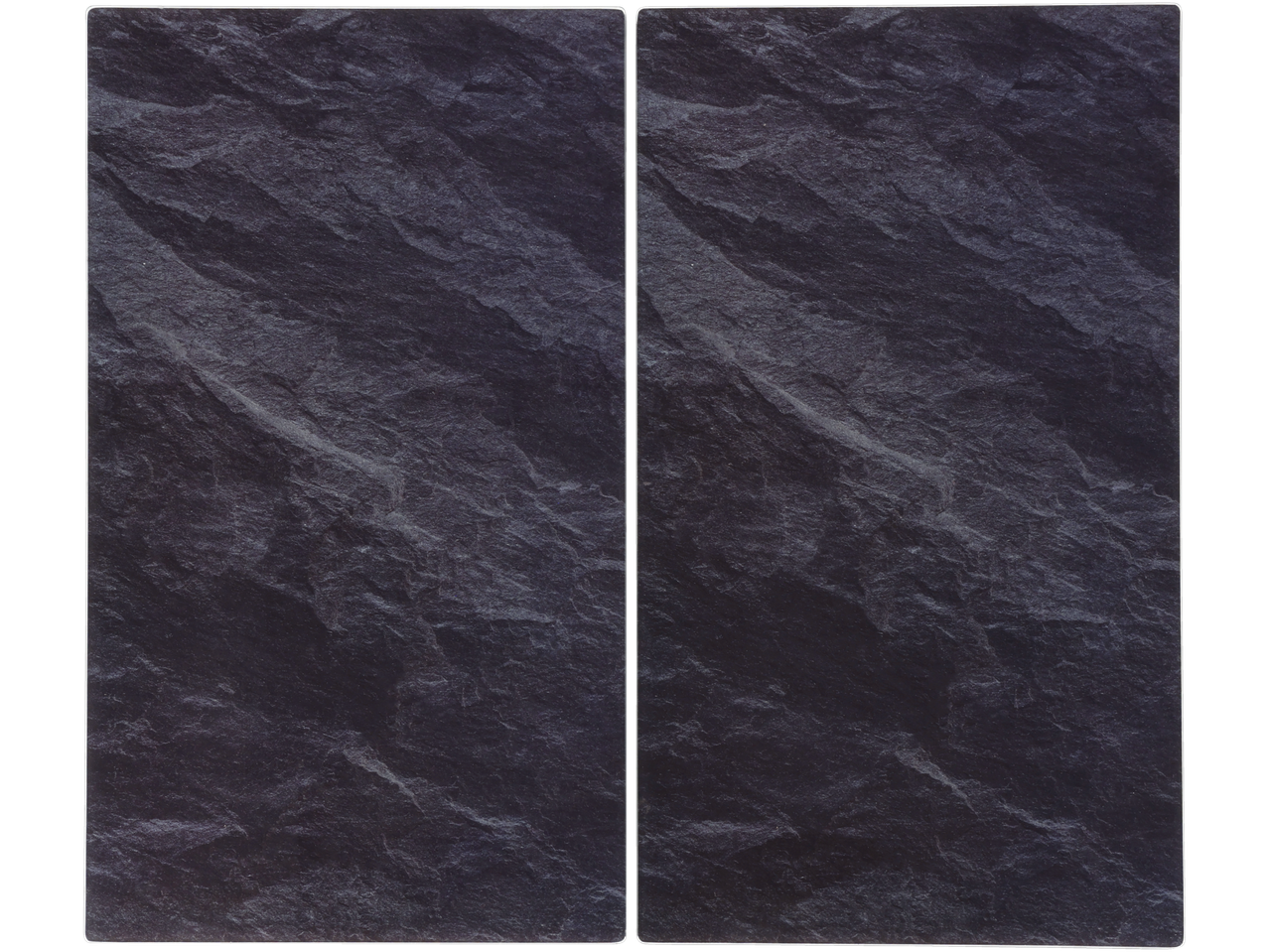 Silvercrest® stikla plīts virsmas pārsegi ar tumša akmens izskatu