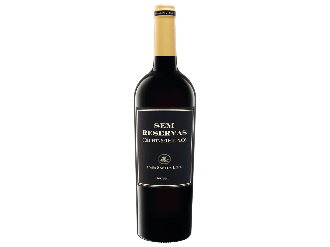 Garrafa de vinho Casa Santos Lima Sem Reservas.