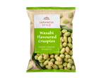 Vitasia Japanse stijl Wasabi Flavoured Crispies: Knapperige gecoate pinda's in een zak.