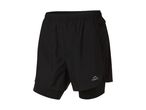 Crivit black men's running shorts with inner liner.