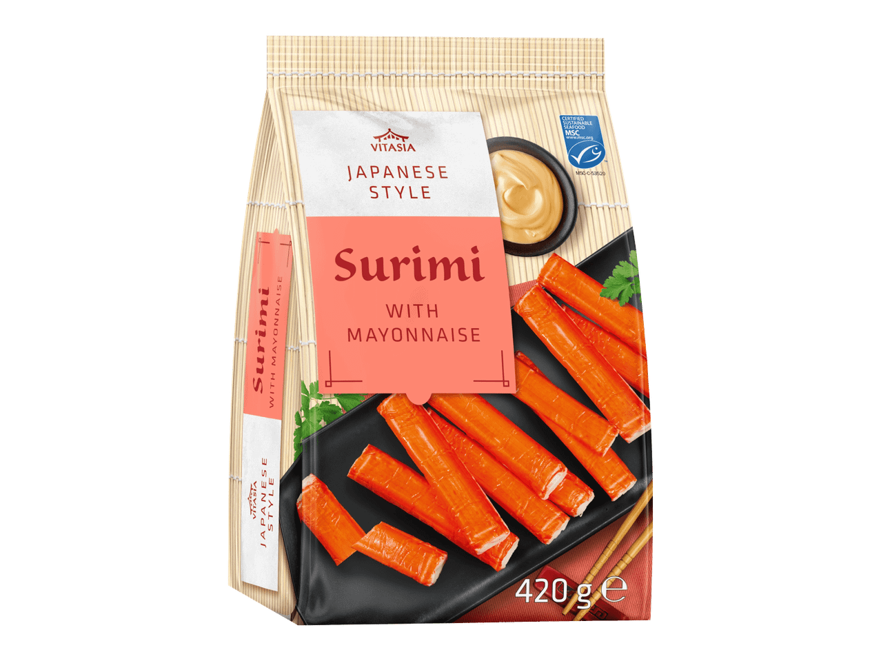 Surimitikut kastikkeella