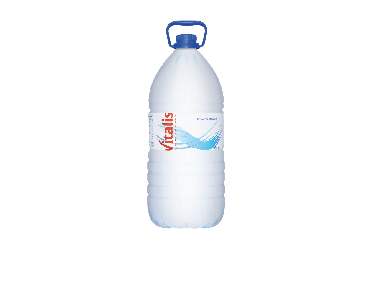 Garrafa de 6L de água mineral Vitalis.