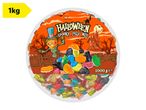 A 1kg tub of Halloween Spooky Jelly Mix sweets.