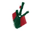 Gutter cleaning brush with adjustable angle joint