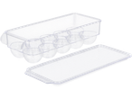 Providni plastični organizator za jaja Silvercrest® sa poklopcem, namenjen za frižider.