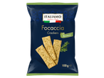 Crackers Focaccia Italian au romarin, 100g