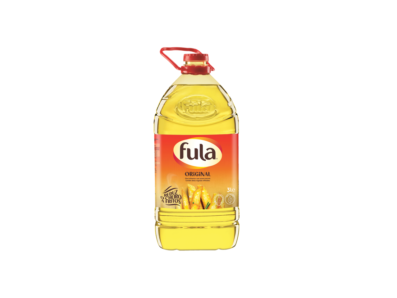 Fula Original óleo vegetal em garrafa de 3L.