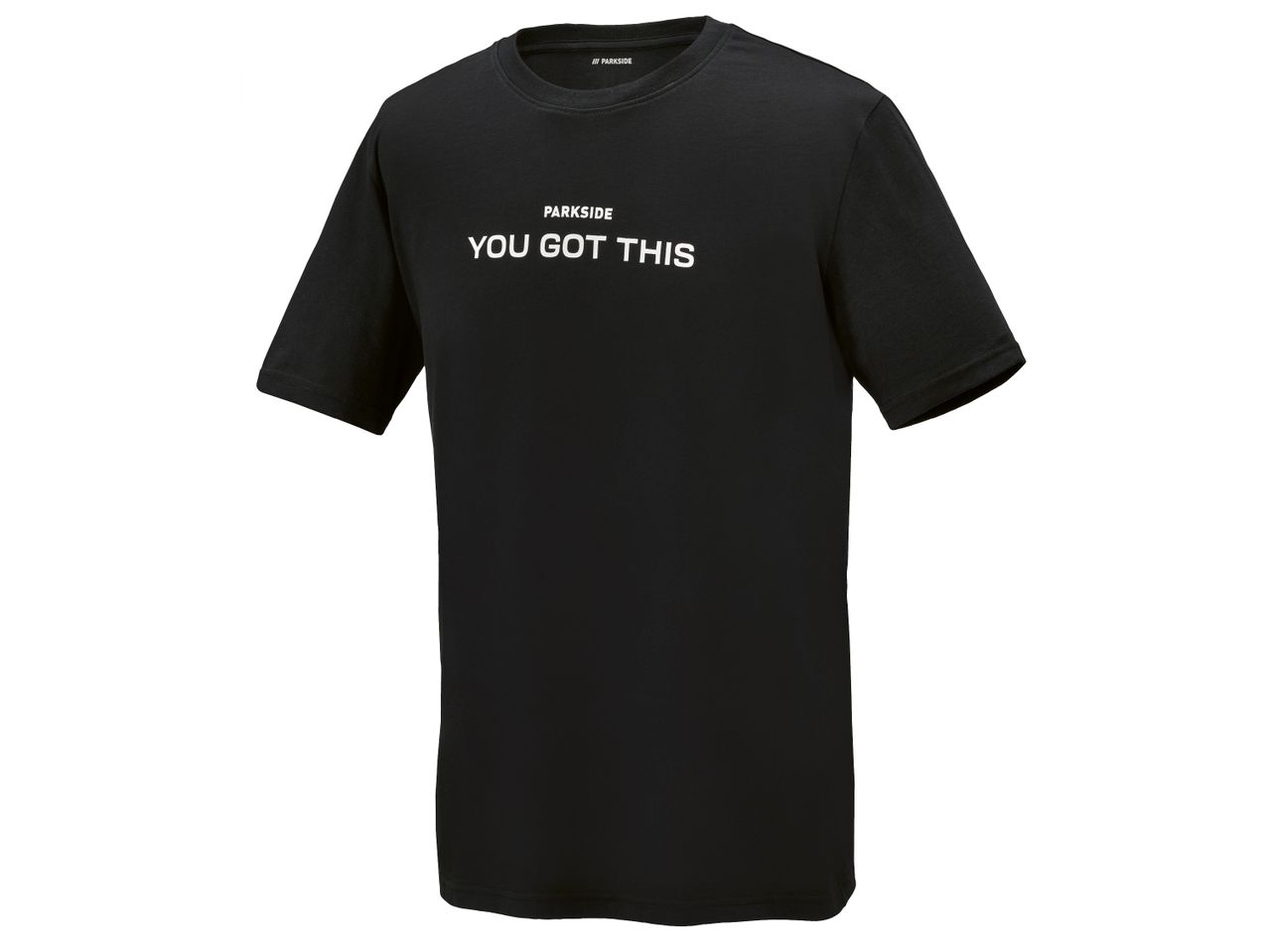 Черна тениска Parkside® с надпис "You got this".