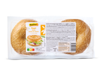 Voorverpakte sesambagels met Nutri-Score A, voedingswaarden en bereidingsinstructies.