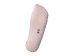 Single light pink no-show sock with '35-38' printed on the sole.