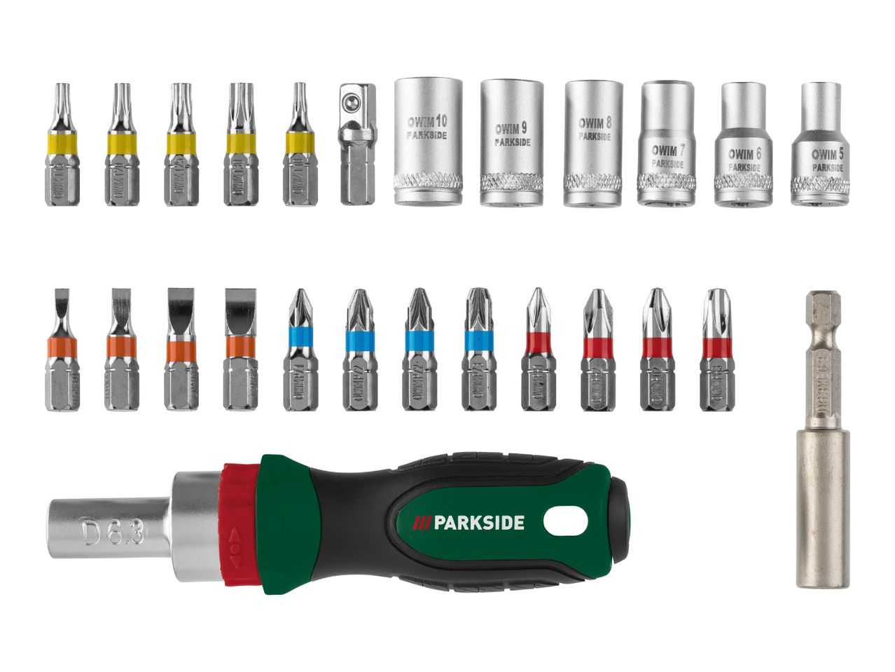 Ratchet Screwdriver Bit & Socket Set