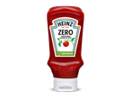 Fles tomatenketchup zonder toegevoegde suikers en zout, 100% recyclebare fles.